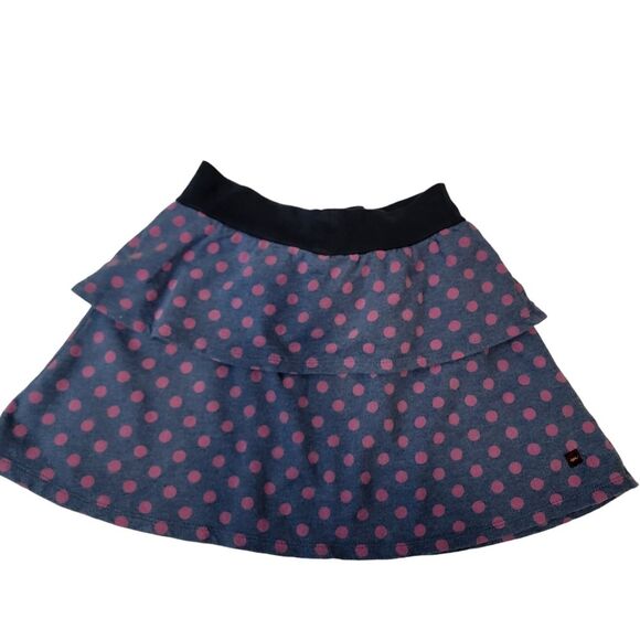 TEA COLLECTION Split Ruffle Polka Dot Skirt size 7 - Picture 2 of 6